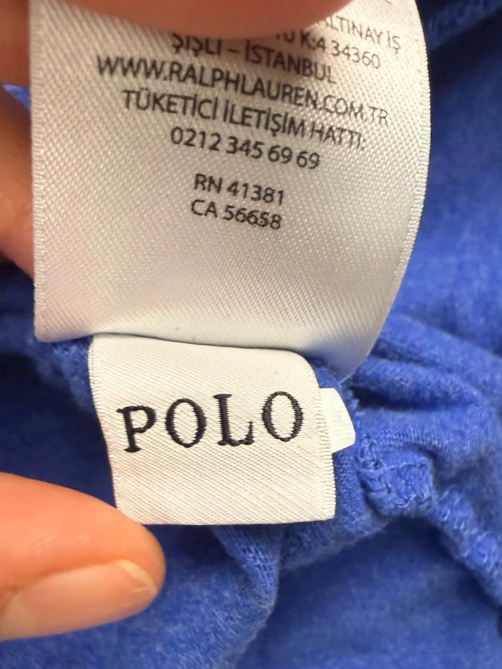 Polo Ralph Lauren Big Pony 3 Blue Graphic T Shirt Men's Large Short Sleeve Tee